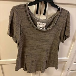 Anthropologie Pure + Good T-Shirt Dark Green Size Medium